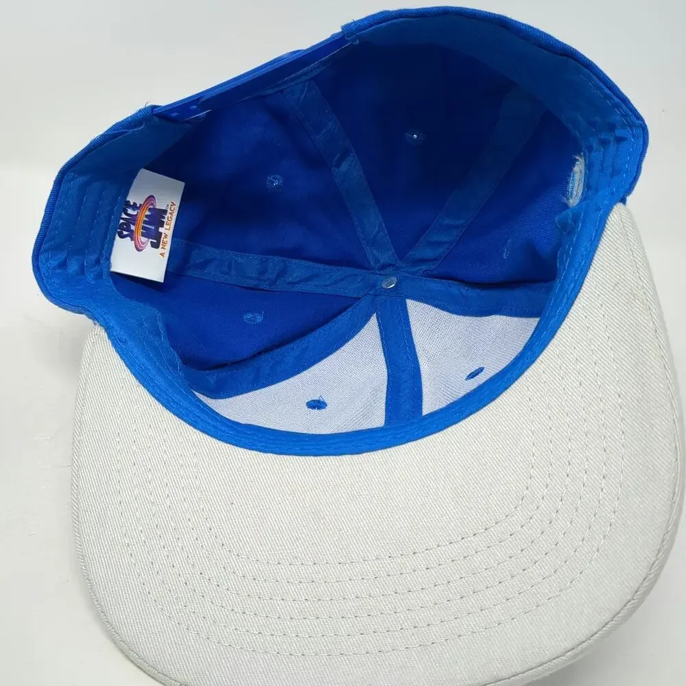 Space Jam A New Legacy Snapback Blue Gray One Size HBO Max AT&T Flat Promo Hat